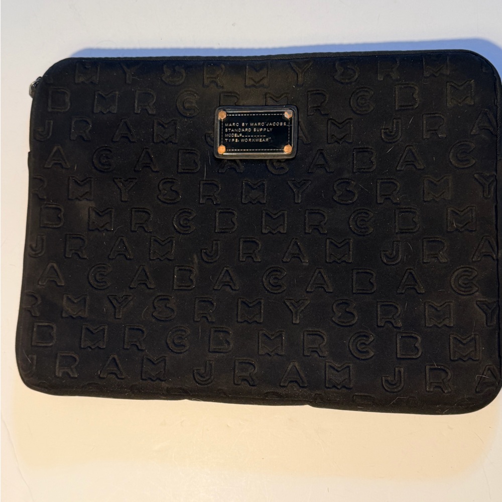 Marc Jacobs Black Embossed Tablet Case